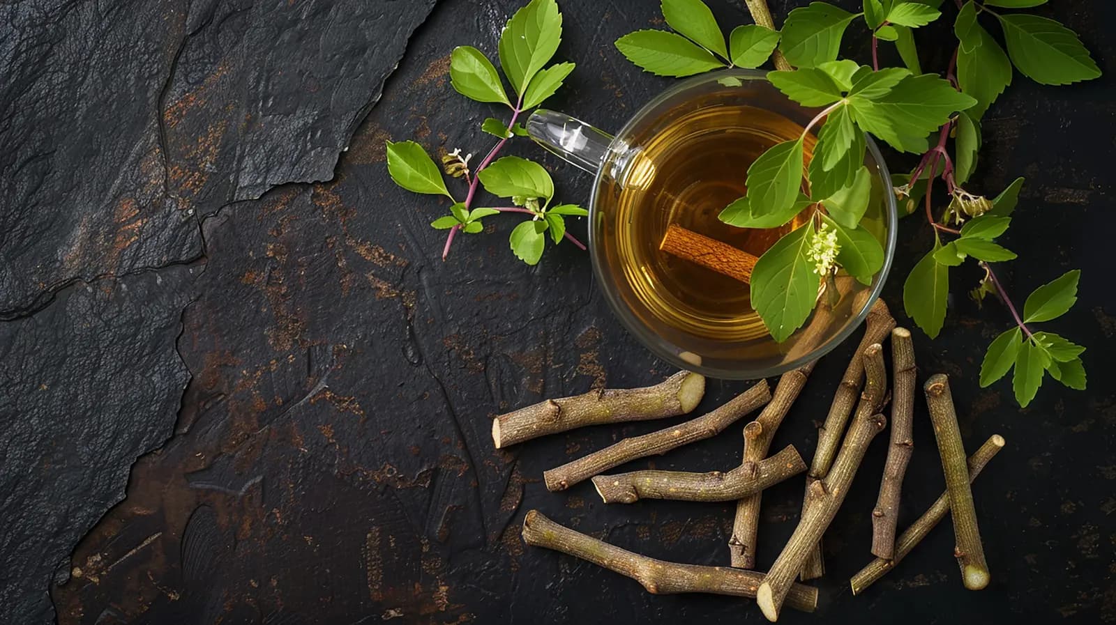 natural herbal supplements pills and fresh herbs on wooden table ginseng ashwagandha rhodiola