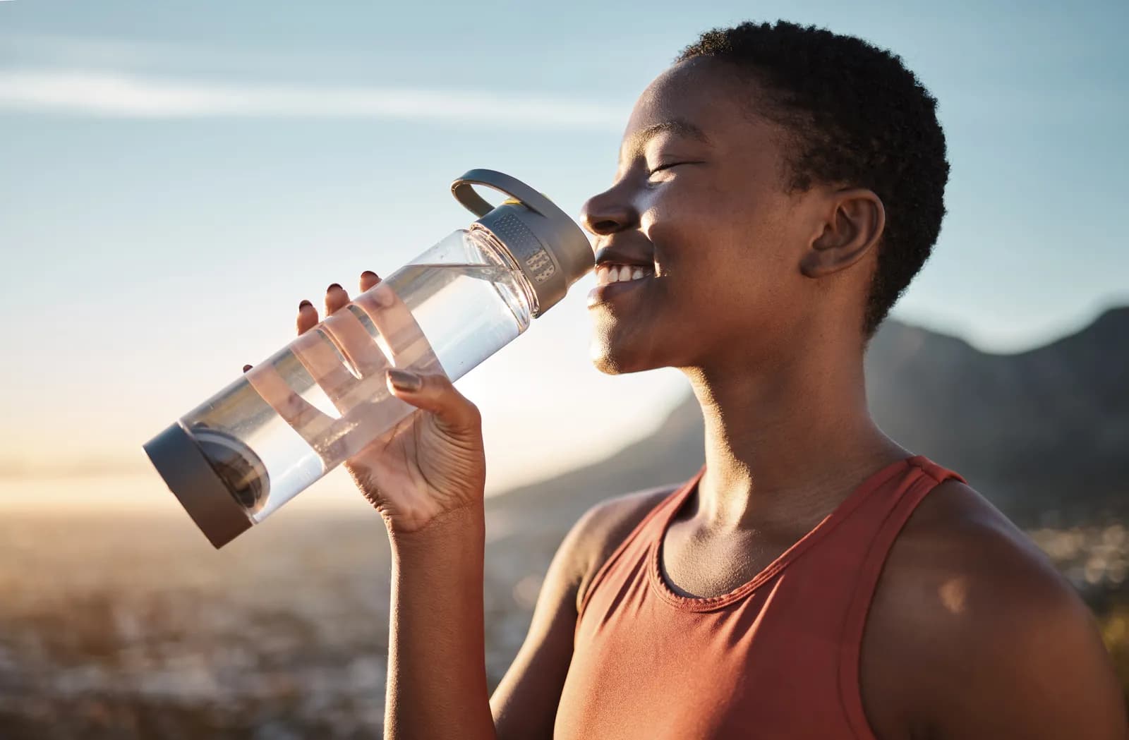 drinking water